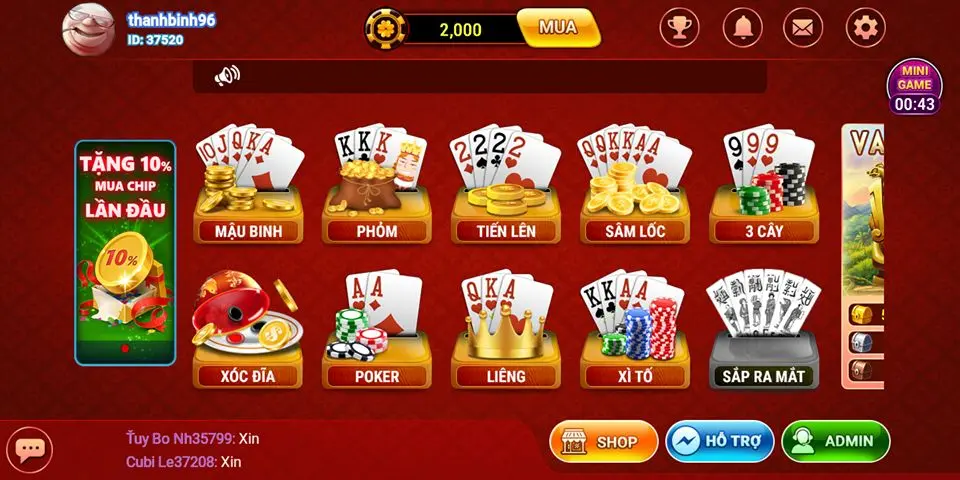 Kinh nghiệm chơi game bài U88